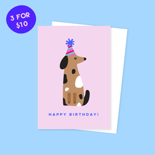 Party Pupper Birthday Card