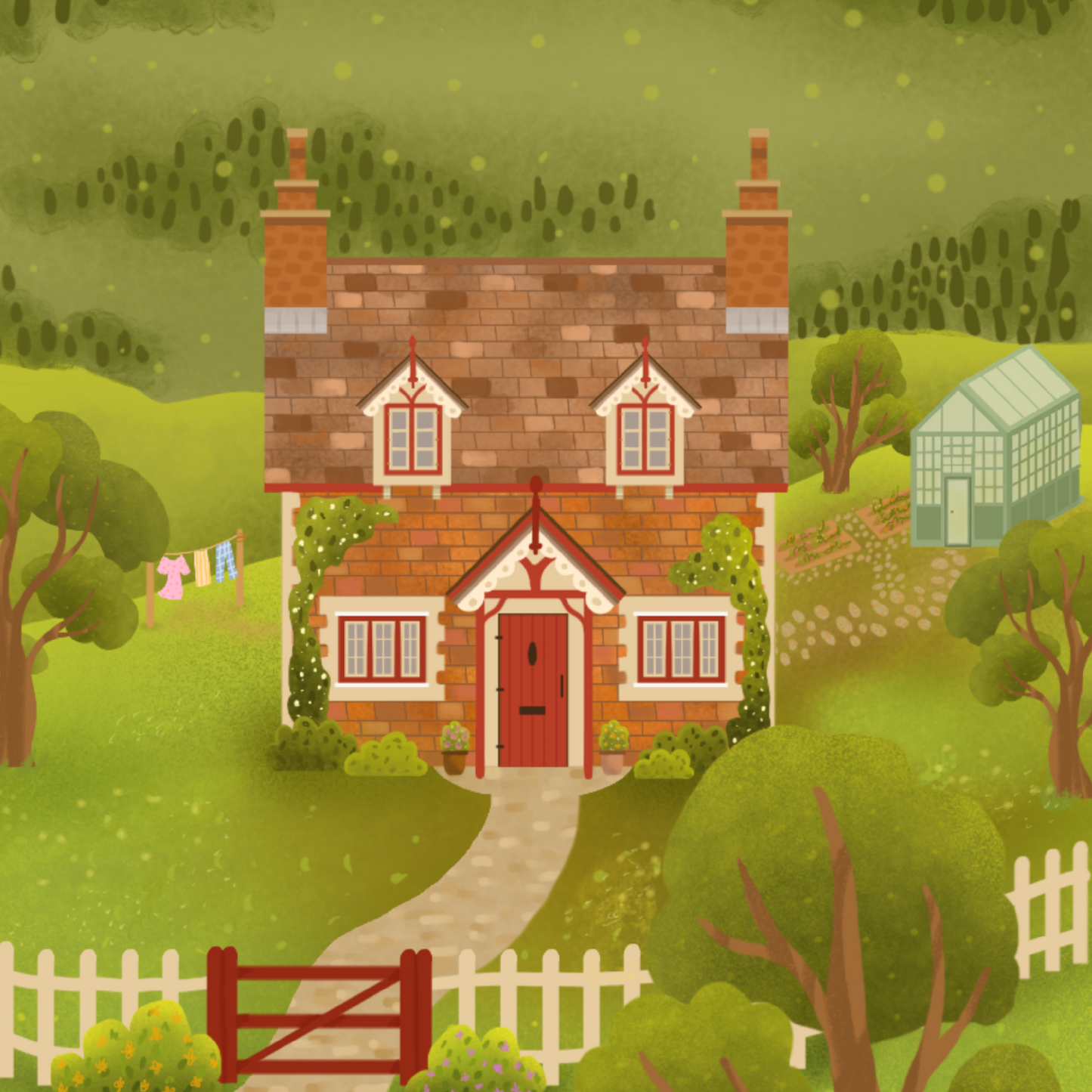 Slice Of Country Life Art Print - Pre-Order!